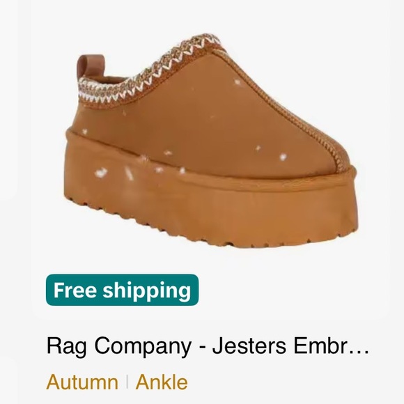 Women's Tan Slippers - Picture 2 of 2